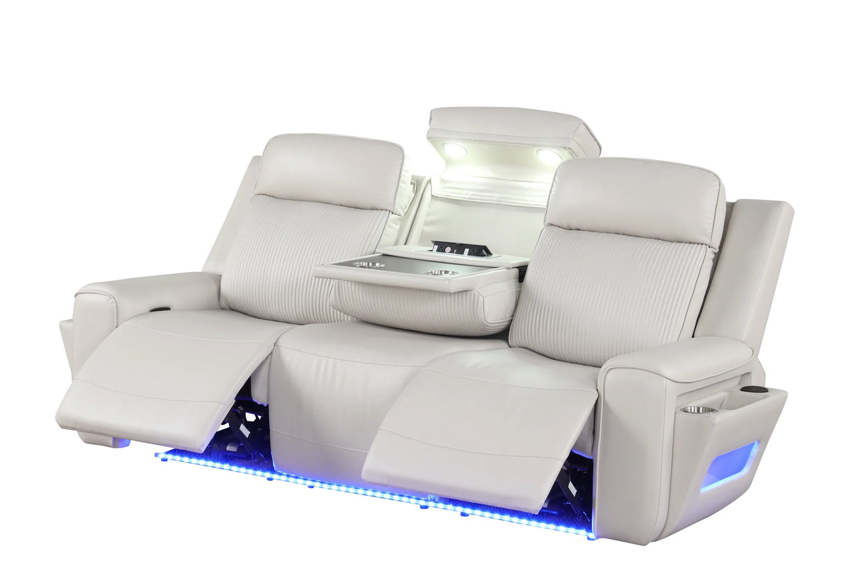 Rolls Royce Sand Power Reclining Set from Happy Homes - Luna Furniture