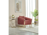 Romans 3-pieces (Sofa & Loveseat & Chair) Livingroom Set in Brick from Furnia - Luna Furniture