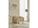 Romans 3-pieces (Sofa & Loveseat & Chair) Livingroom Set in Beige from Furnia - Luna Furniture