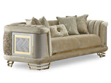 Romans 3-pieces (Sofa & Loveseat & Chair) Livingroom Set in Beige from Furnia - Luna Furniture