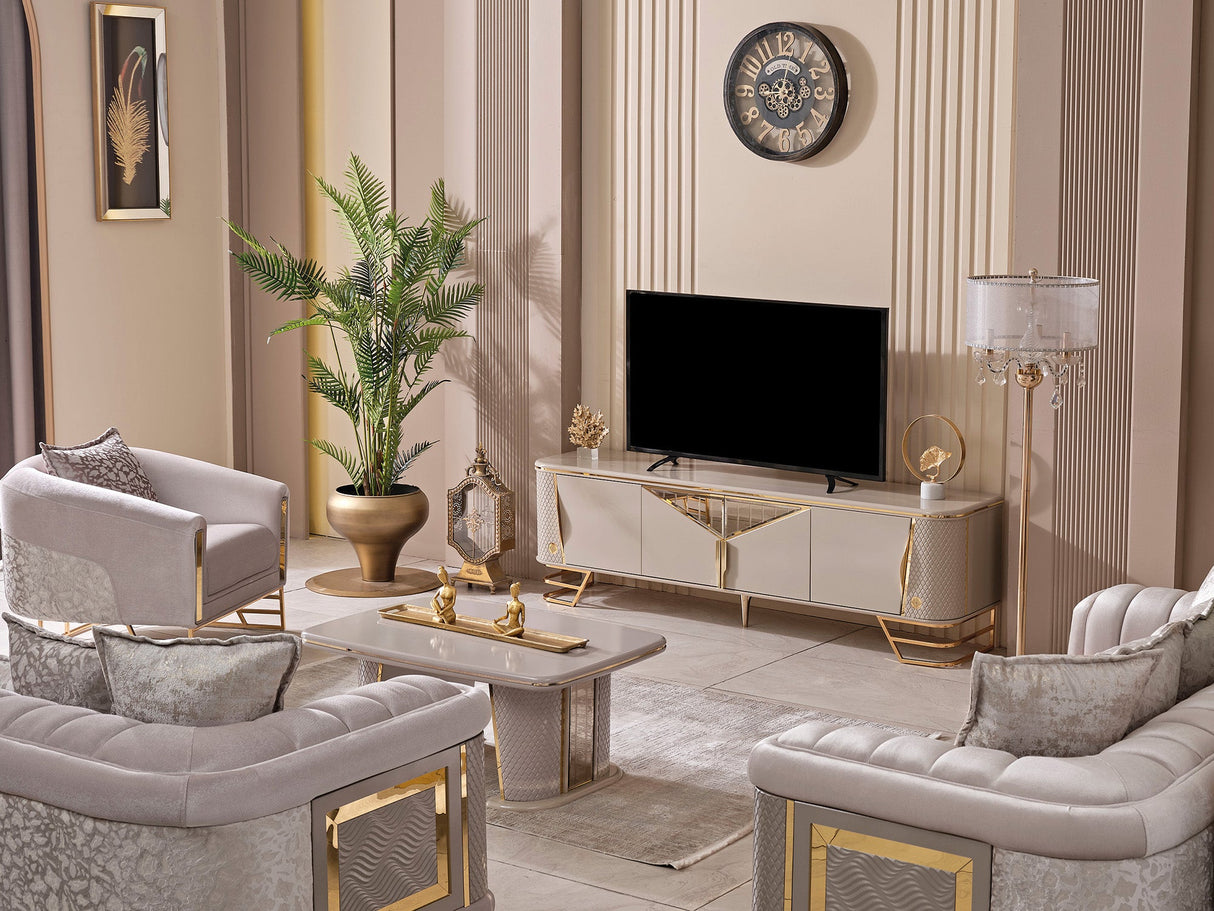 Romans Tv Stand from Furnia - Luna Furniture