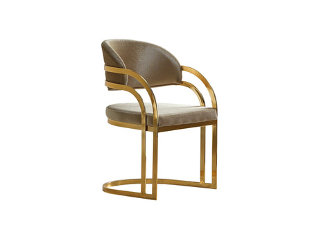 Romans Dining Chair in Beige from Furnia - Luna Furniture