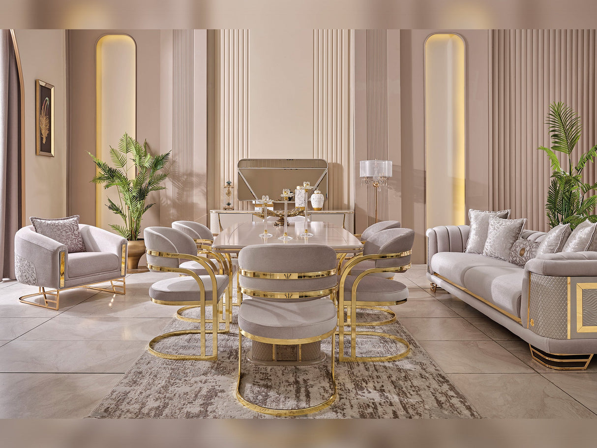 Romans Dining Table from Furnia - Luna Furniture