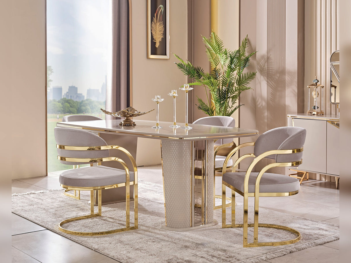 Romans Dining Table from Furnia - Luna Furniture