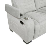 Ronan Light Gray Reclining Chair from Homelegance - Luna Furniture
