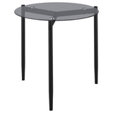 Rosalie Gray 2-Piece Round Coffee and End Table Set from Coaster - Luna Furniture