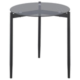 Rosalie Gray 2-Piece Round Coffee and End Table Set from Coaster - Luna Furniture