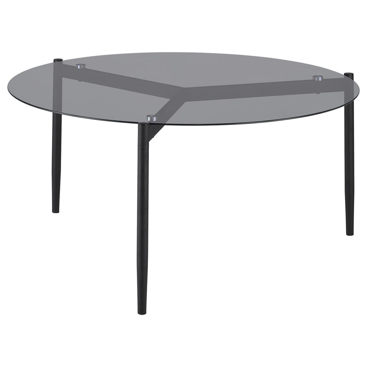 Rosalie Gray 2-Piece Round Coffee and End Table Set from Coaster - Luna Furniture