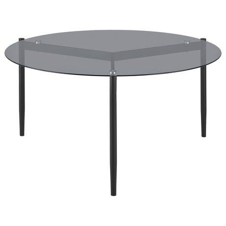 Rosalie Gray 3-Piece Round Coffee and End Table Set from Coaster - Luna Furniture
