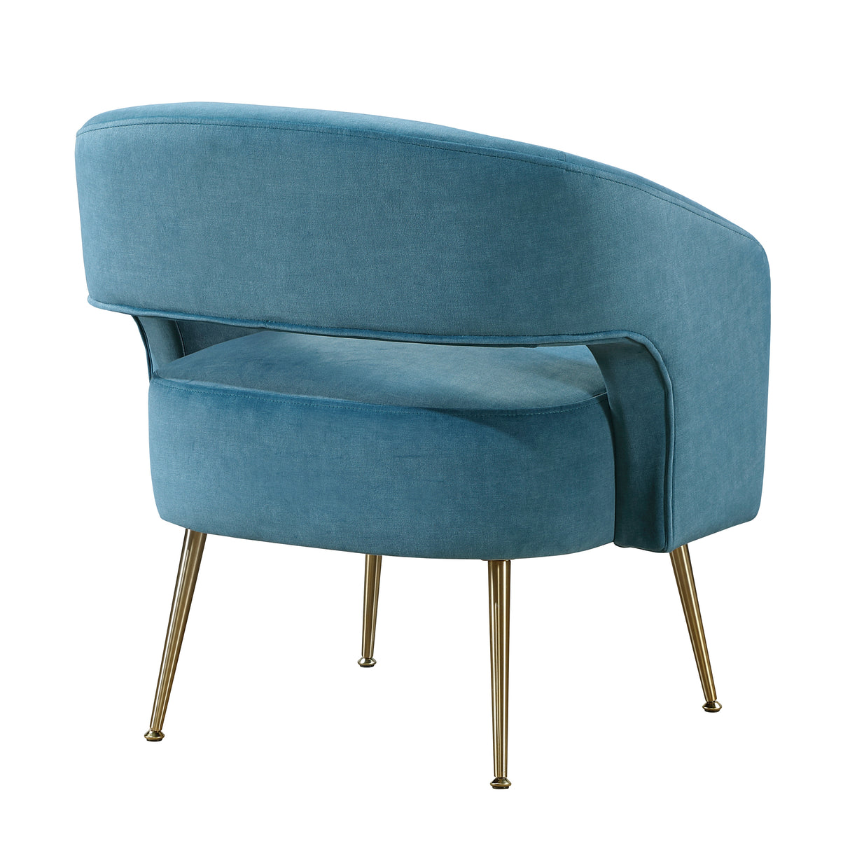 Roslyn Dark Teal Velvet Accent Chair from Homelegance - Luna Furniture