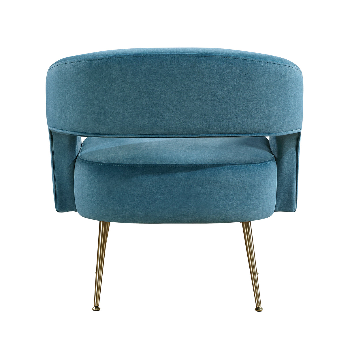 Roslyn Dark Teal Velvet Accent Chair from Homelegance - Luna Furniture