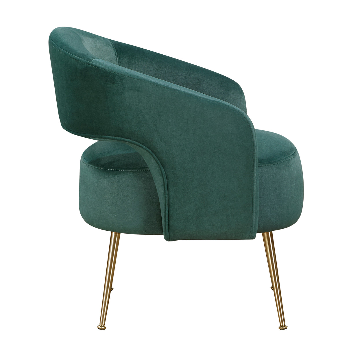 Roslyn Green Velvet Accent Chair from Homelegance - Luna Furniture