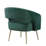 Roslyn Green Velvet Accent Chair from Homelegance - Luna Furniture