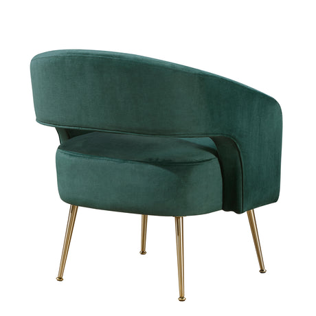 Roslyn Green Velvet Accent Chair from Homelegance - Luna Furniture