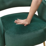 Roslyn Green Velvet Accent Chair from Homelegance - Luna Furniture