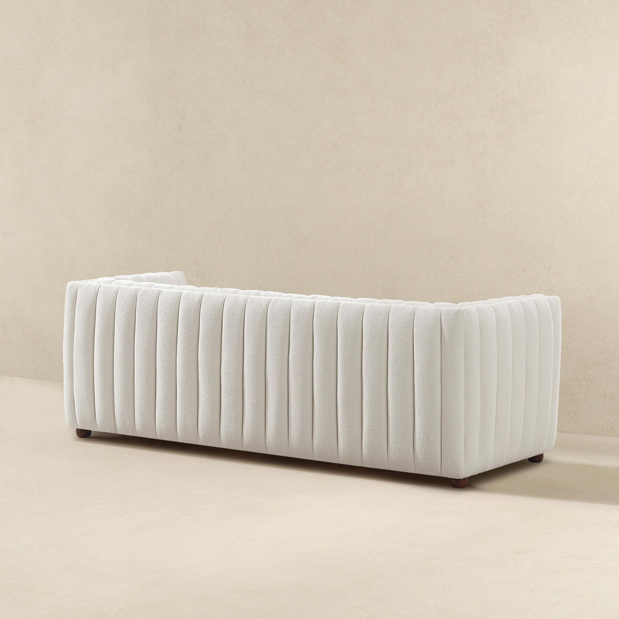 Rosslyn White Boucle Sofa from Ashcroft Furniture - Luna Furniture