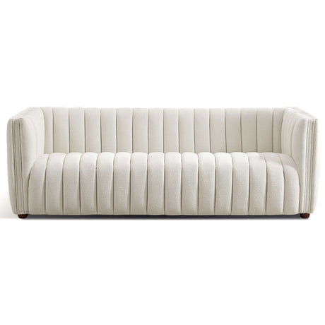 Rosslyn White Boucle Sofa from Midinmod - Luna Furniture