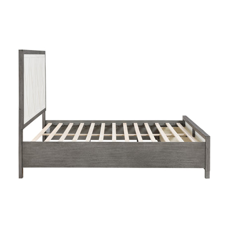 Rowan Two-tone King Storage Platform Bed from Homelegance - Luna Furniture