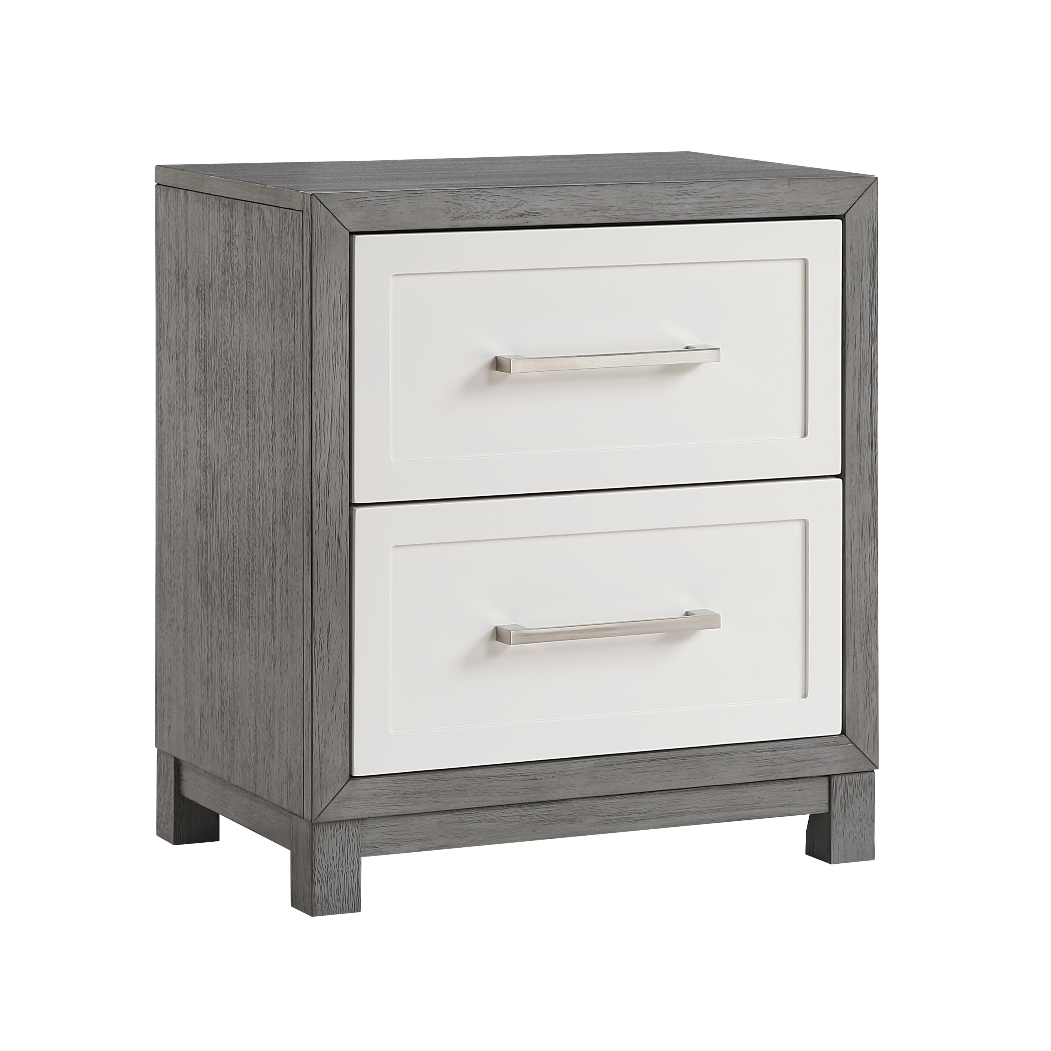 Homelegance Rowan Ivory/Gray Storage Platform Bedroom Set – Luna