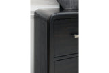 Rowanbeck Black Dresser and Mirror from Ashley - Luna Furniture