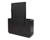 Rowanbeck King Upholstered Panel Bed with Mirrored Dresser, Chest and Nightstand in Gray/Black from Ashley - Luna Furniture