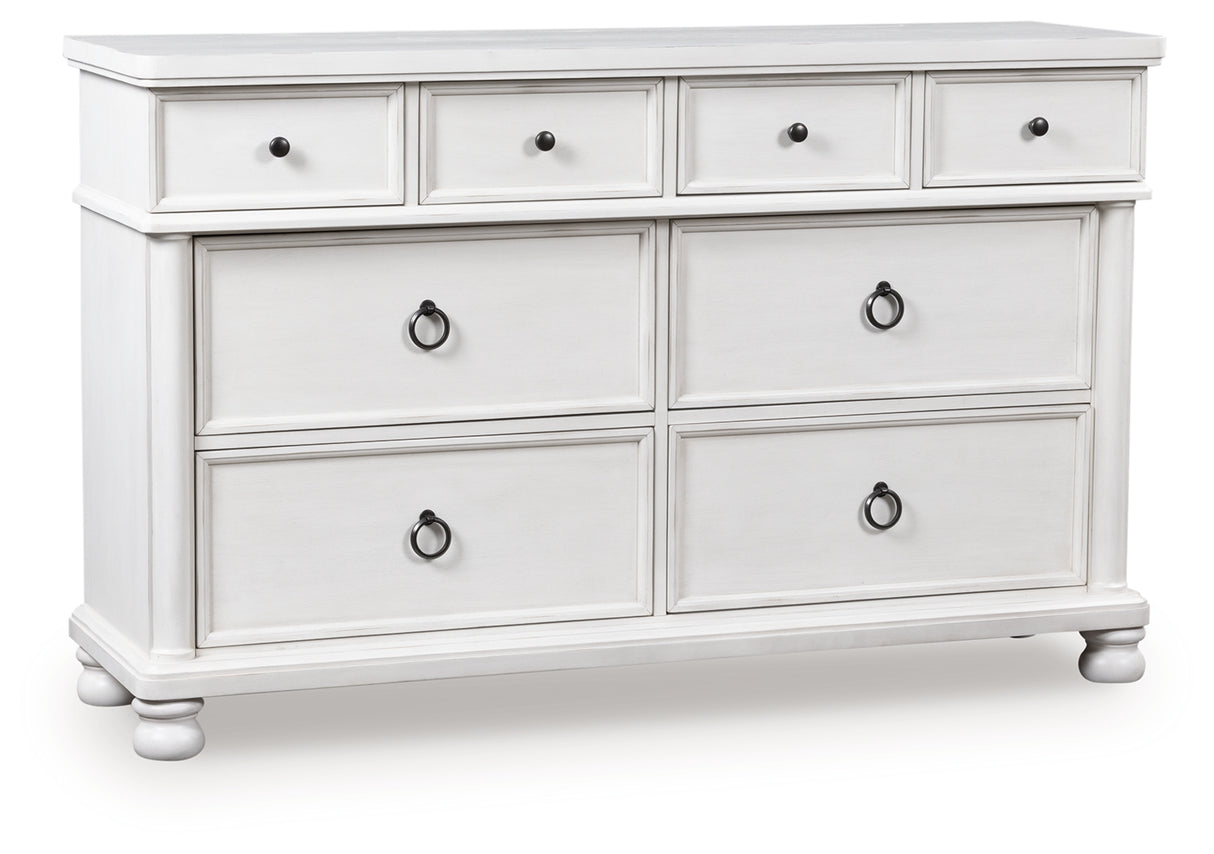 Rowlenstown Antique White Dresser from Ashley - Luna Furniture