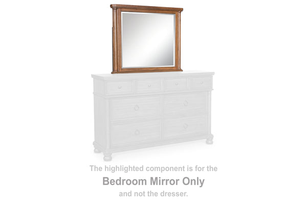 Rowlenstown Brown Bedroom Mirror (Mirror Only)