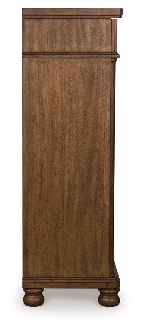 Rowlenstown Brown Chest of Drawers from Ashley - Luna Furniture