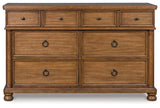 Rowlenstown Brown Dresser from Ashley - Luna Furniture