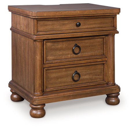 Rowlenstown Brown Nightstand from Ashley - Luna Furniture