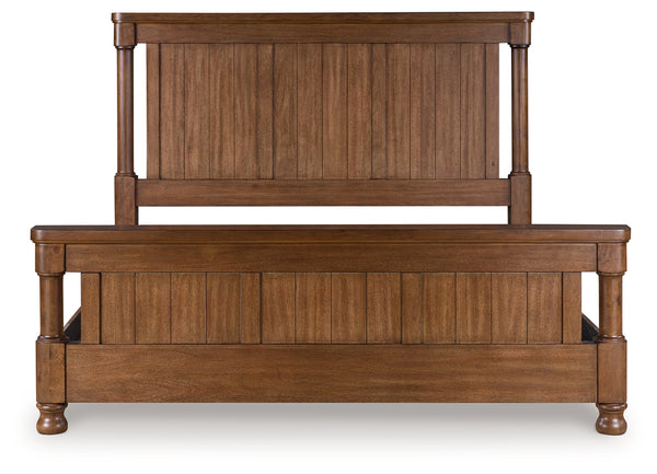 Rowlenstown Brown Queen Poster Bed