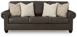 Roxmere Umber Queen Sofa Sleeper from Ashley - Luna Furniture