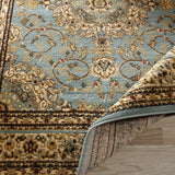 Royal Brown and Grayish Blue 8X10 Rug from Nova Furniture - Luna Furniture