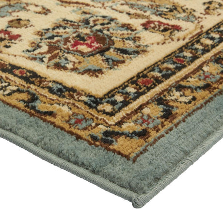 Royal Brown and Grayish Blue 8X10 Rug from Nova Furniture - Luna Furniture