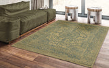 Royal Brown and Green 8X10 Rug from Nova Furniture - Luna Furniture