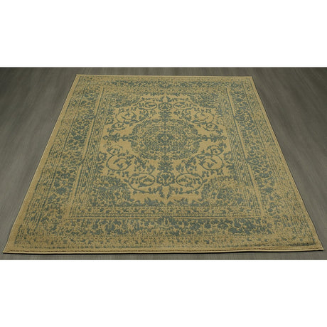 Royal Brown and Green 8X10 Rug from Nova Furniture - Luna Furniture