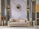 Royal 3-pieces (Sofa & Loveseat & Chair) Livingroom Set in Beige from Furnia - Luna Furniture