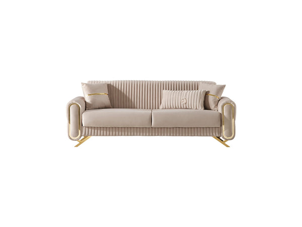 Royal Convertible Sofa in Beige