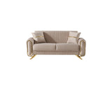 Royal 3-pieces (Sofa & Loveseat & Chair) Livingroom Set in Beige from Furnia - Luna Furniture