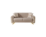 Royal Convertible Loveseat in Beige from Furnia - Luna Furniture