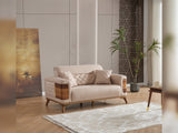 Ruby Beige 3-Piece Living Room Set