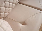 Ruby Beige 3-Piece Living Room Set