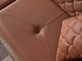 Ruby 3-pieces (Sofa & Loveseat & Chair) Livingroom Set in Brick from Furnia - Luna Furniture