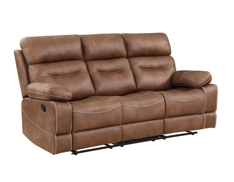 Rudger Chestnut 3-Piece Manual Reclining Living Room Set from Steve Silver - Luna Furniture