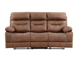 Rudger Chestnut 3-Piece Manual Reclining Living Room Set from Steve Silver - Luna Furniture