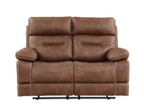 Rudger Chestnut 3-Piece Manual Reclining Living Room Set from Steve Silver - Luna Furniture