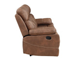 Rudger Chestnut Reclining Sofa from Steve Silver - Luna Furniture