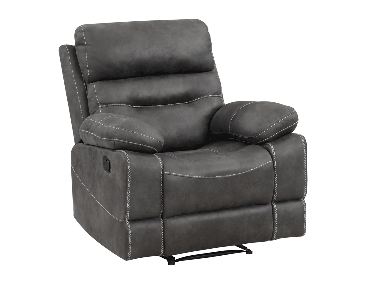 Rudger Gray Manual Recliner from Steve Silver - Luna Furniture