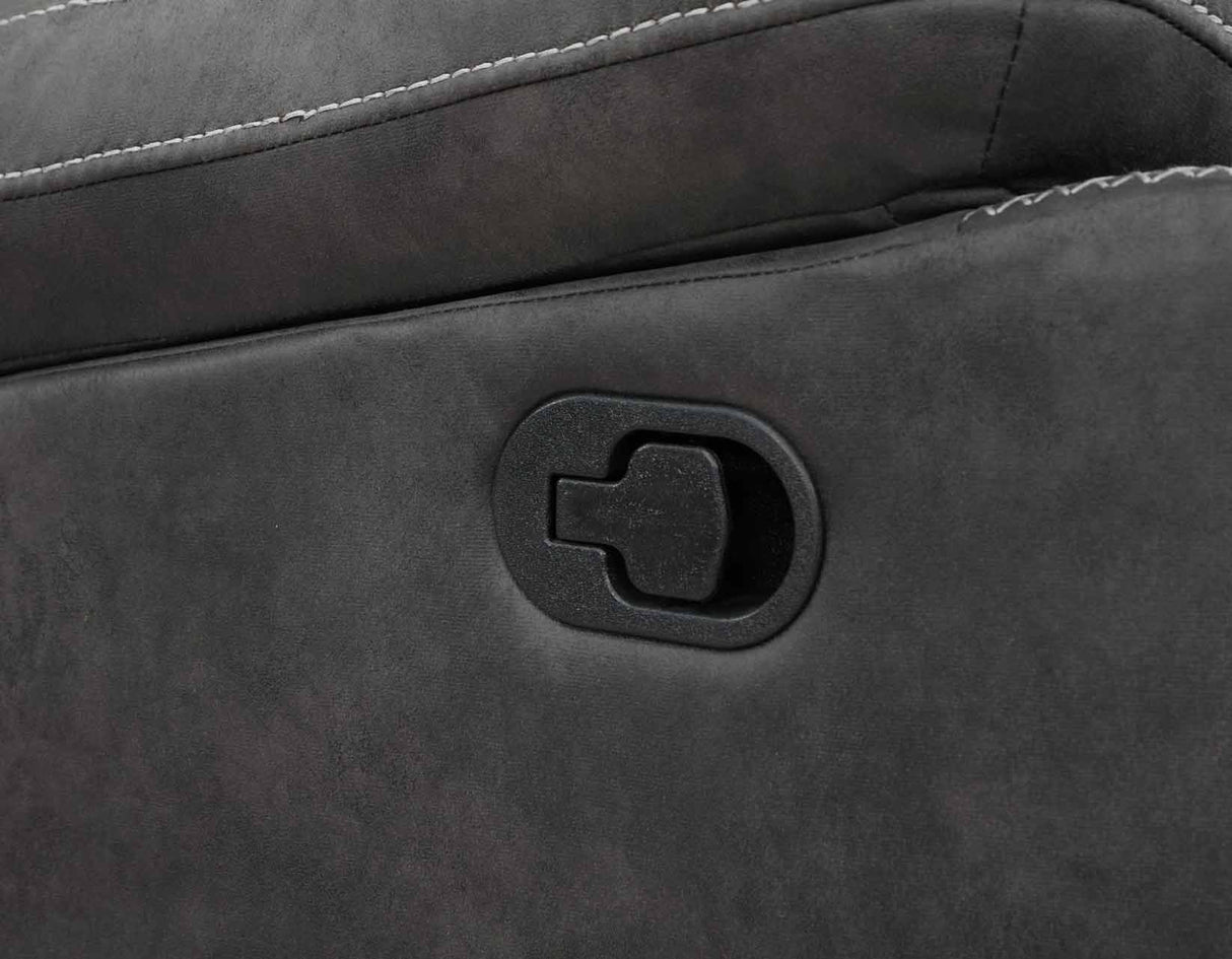 Rudger Gray Manual Reclining Loveseat from Steve Silver - Luna Furniture