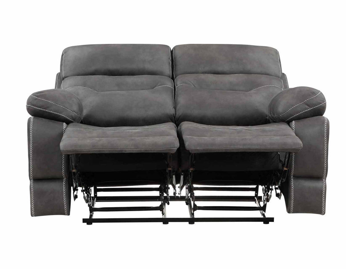 Rudger Gray Manual Reclining Loveseat from Steve Silver - Luna Furniture